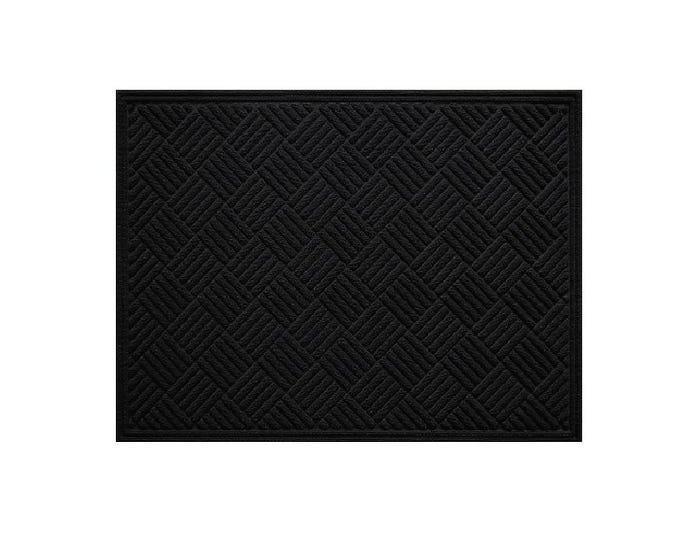 Multy Home 3 x 4 Contoured Black Indoor/Outdoor Rectangular Door Mat - MT1005253US