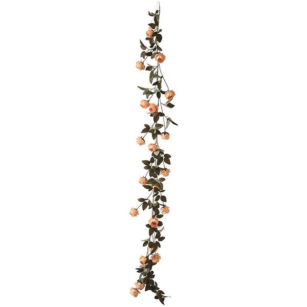 RusticReach Artificial Small Peony Flower Vine 65 Long