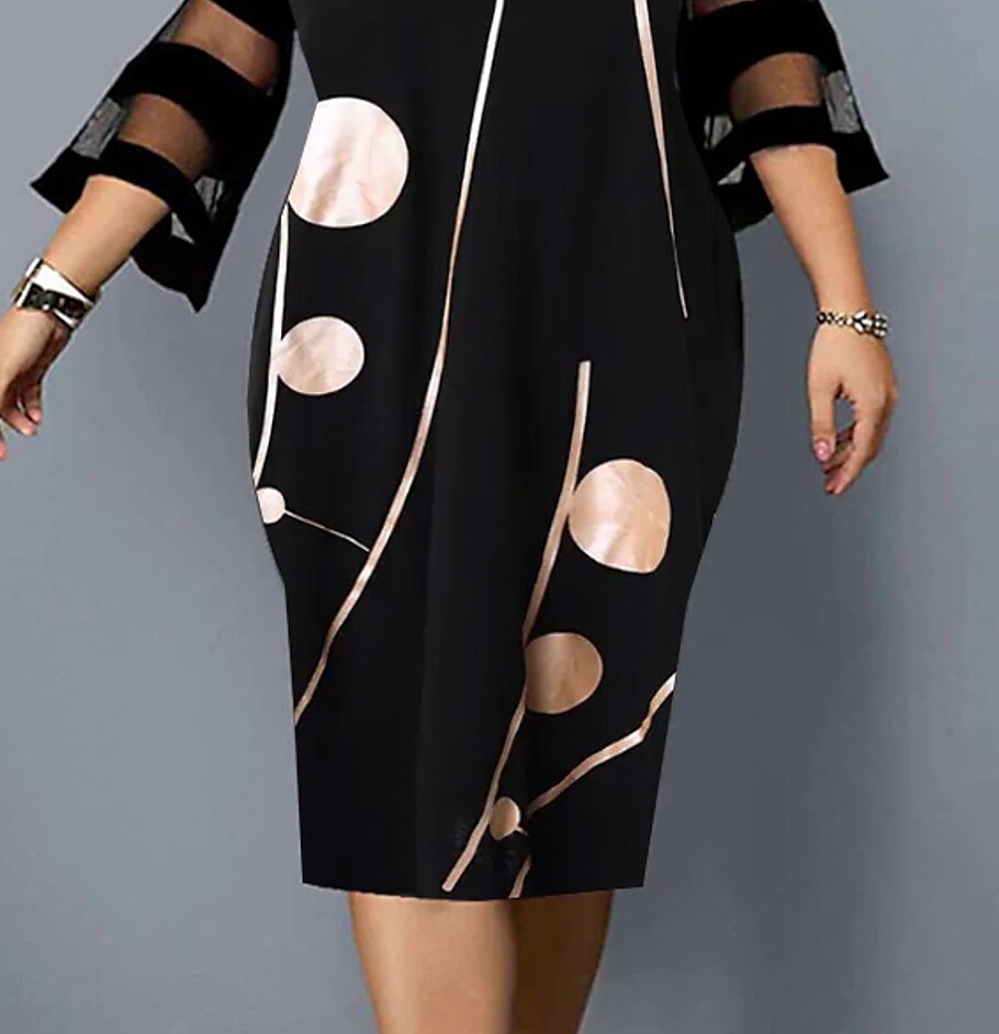 Women's Plus Size Curve Sheath Dress