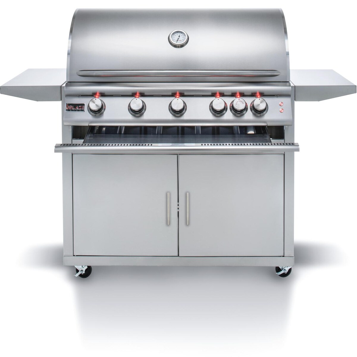 Blaze Premium LTE 40-Inch 5-Burner Natural Gas Grill w/ Rear Infrared Burner and Grill Lights