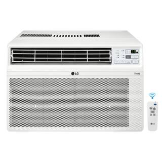 LG 8000 BTU Window Smart Air Conditioner LW8022ERSM Cools 350 Sq. Ft. with ENERGY STAR and Remote Wi-Fi Enabled LW8022ERSM