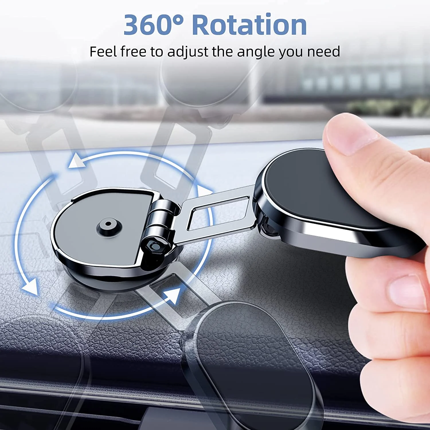 (🎅Flash Sale-49% Off ) 2022 NEW Foldable Magnetic Car Phone Mount (🔥🔥Buy More Save More)