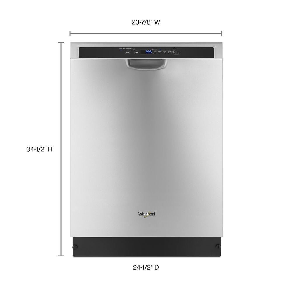 Whirlpool WDF590SAJM Stainless Steel Dishwasher With Third Level Rack