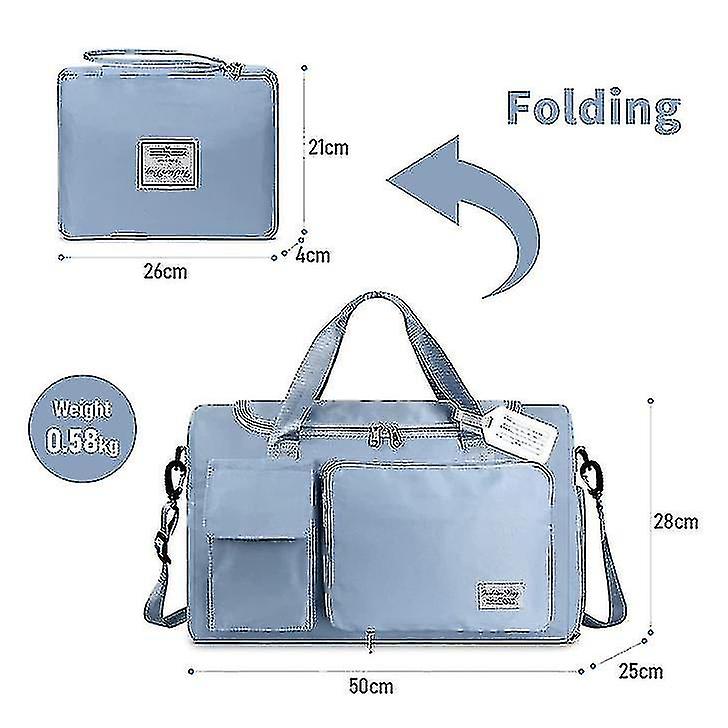 35l Foldable Travel Bag Lugga Bag Lar Wee Over Bag Vacat Bag Sports Bag For Men Women-