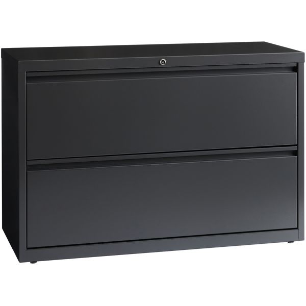 Lorell Two-Drawer Lateral File， Legal/Letter/A4， 42