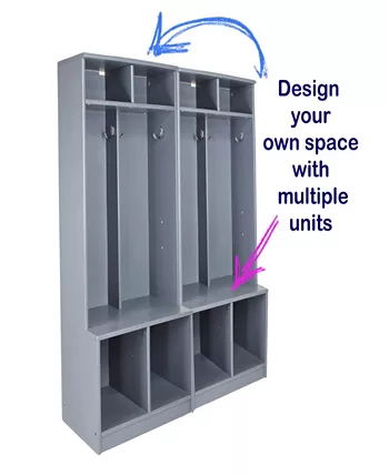 RBO LLC LITTLE PARTNERS 2-Cubby Kids Locker