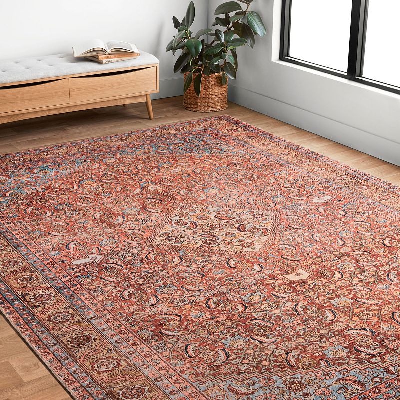 Loloi II Loren Red Multi Accent or Area Rug