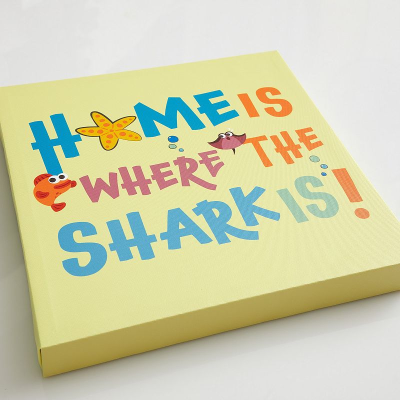 Nickelodeon Baby Shark Idea Nuova Bright Canvas Wall Art 4-piece Set