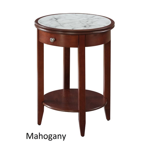 Copper Grove Aubrieta 1 Drawer End Table with Shelf