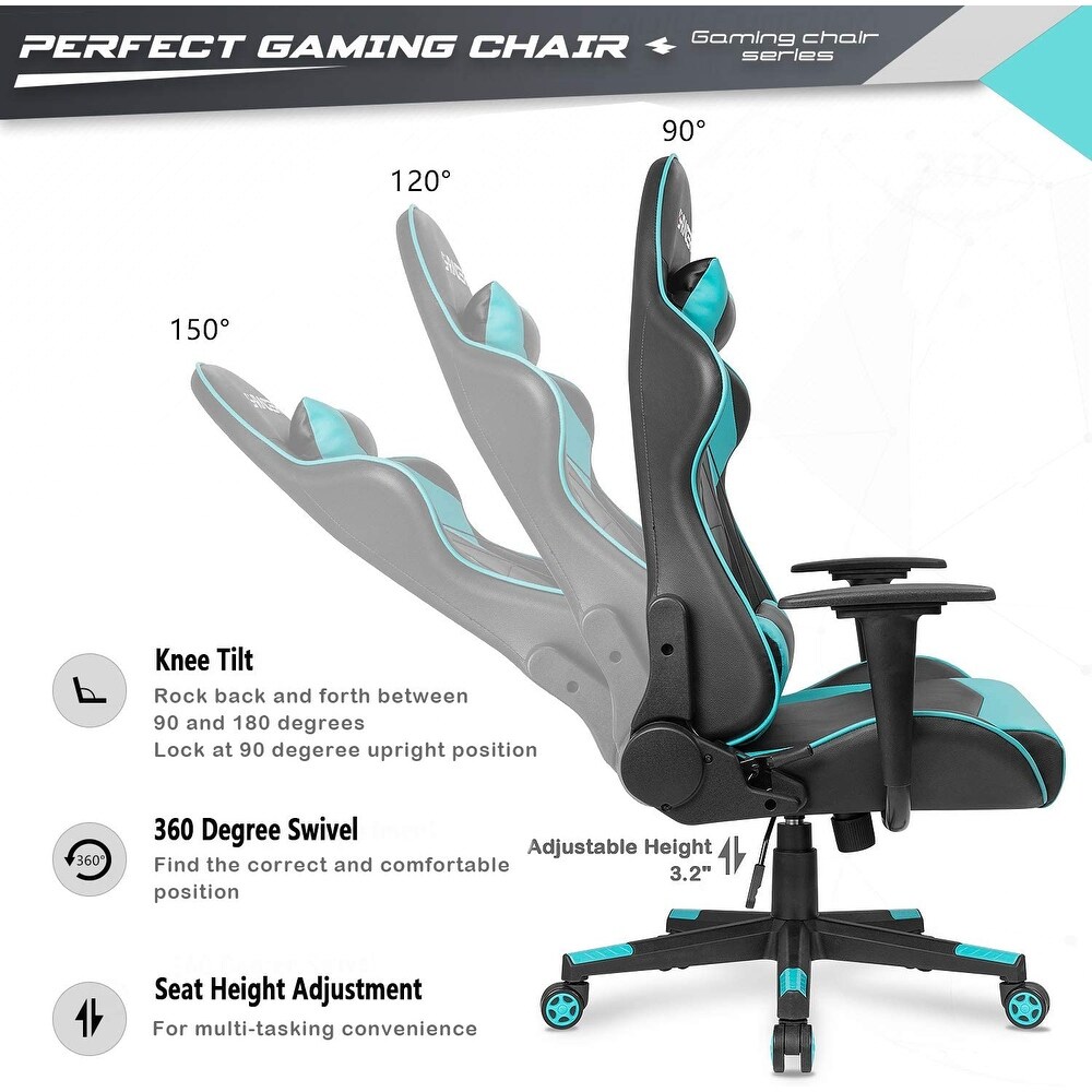 Furniwell Gaming Chair Computer Office Chair Ergonomic Desk Chair