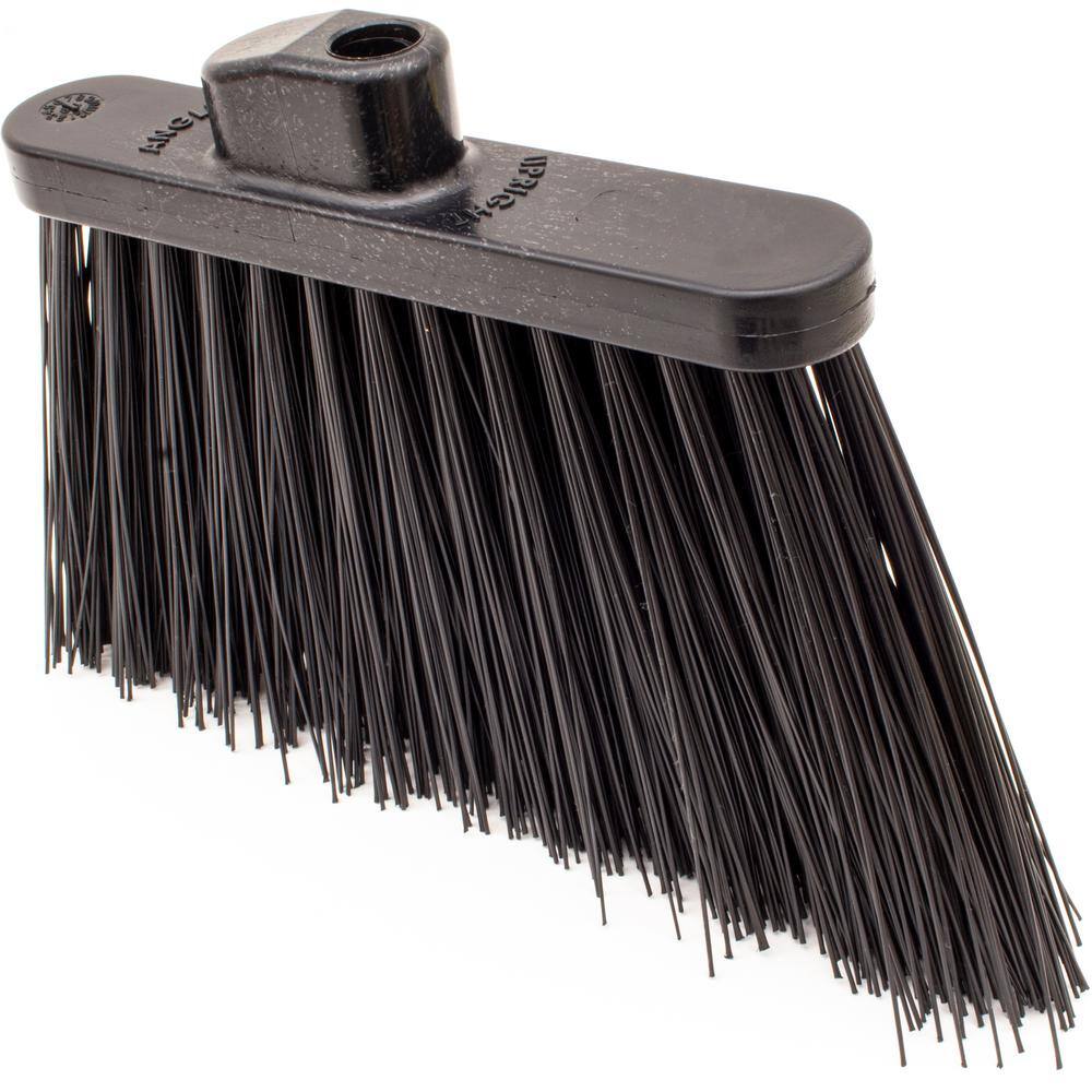 CFS Brands Sparta 12 in. Black Polypropylene Unflagged Upright Broom Head (12-Pack) 36868EC03