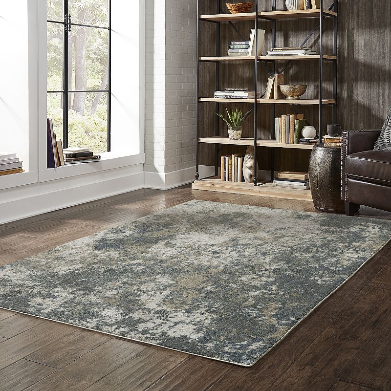 StyleHaven Archer Distressed Abstract Area Rug