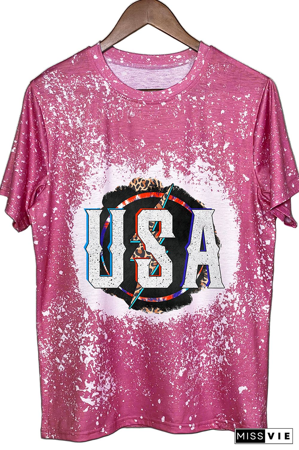 USA Lightning Graphic Tee Wholesale