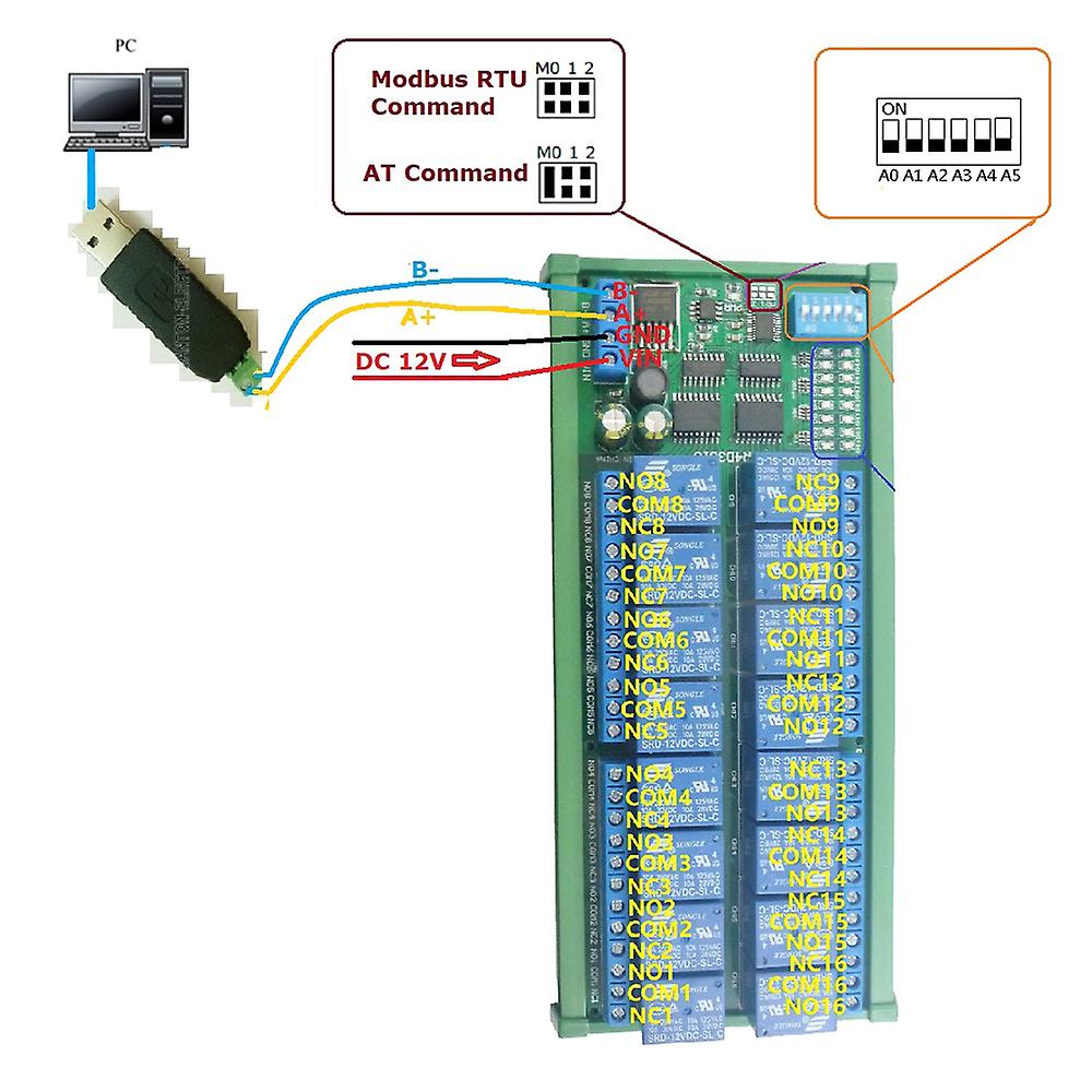 Automation Timer Relay Dc12v Times Delay Relay Module Digital Delay Timer Timing Control Switch No.238330