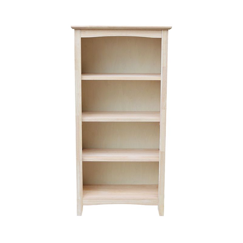 International Concepts Shaker 4-Shelf Bookcase