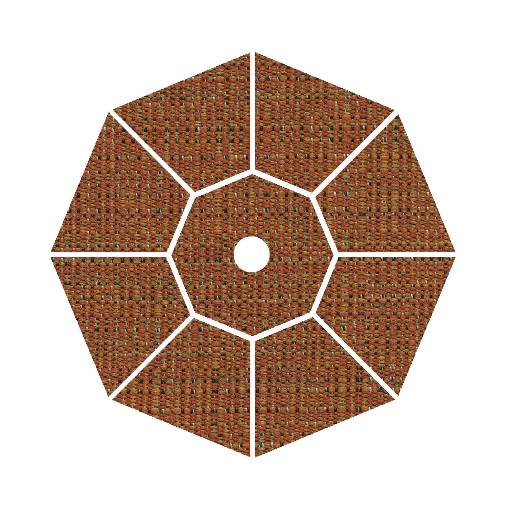 Galtech 131 9' Manual Lift Light Wood Umbrella