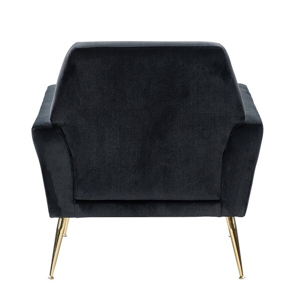 Lilia Contemporary Upholstered Armchair with Tufted Back by HULALA HOME