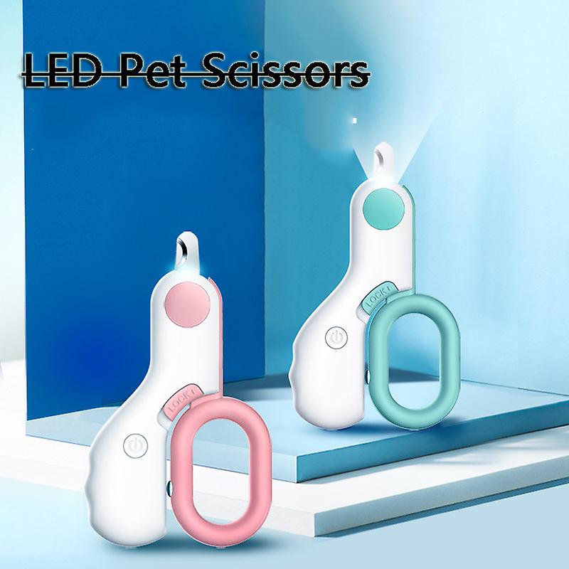 Professional Cat Nail Clipper Cat Cutter Scissors With Light Pet Nail Clipper For Cat Dog Grooming Claw Scissors Pet Products