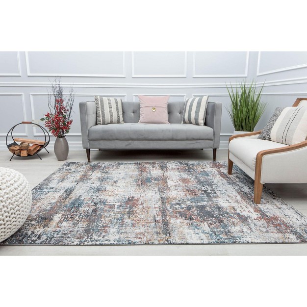 Rugs America Belle Abstract Vintage Area Rug