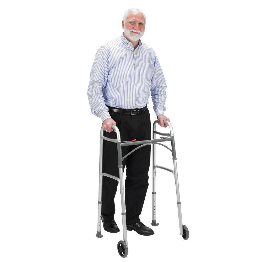 Drive Medical Walker Glide Ski in Gray rtl100017