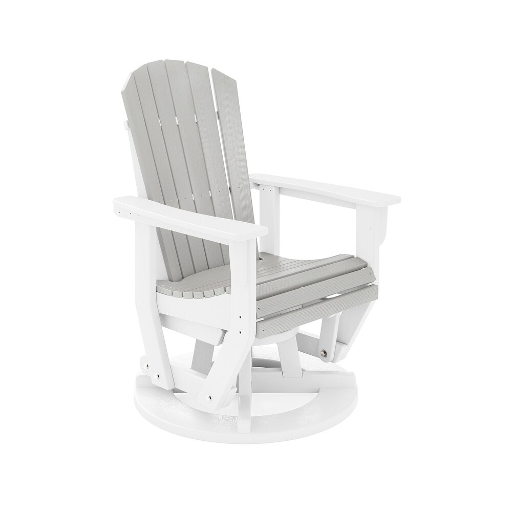 Ocean View HDPE Swivel Glider Chair