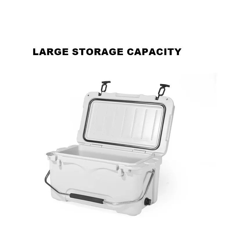 wholesale camping plastic oem outdoor picnic fish transport ice double walled cooler box for fishing programmable