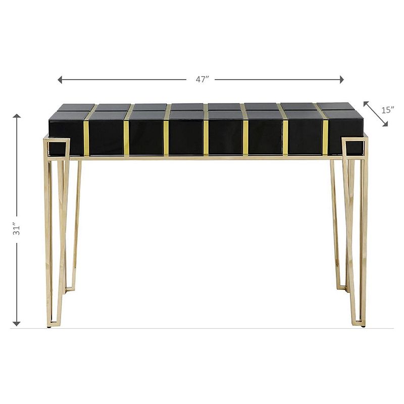 Camden Isle Tuxedo Console Table