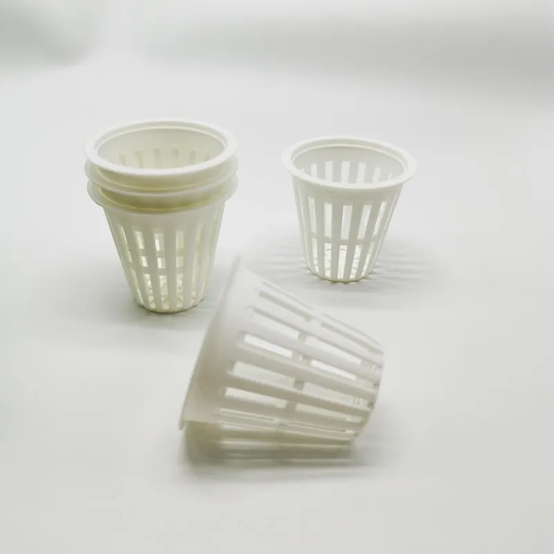 Manufacture of Plant Pots White Mesh Net Pot Cup for Hydroponics