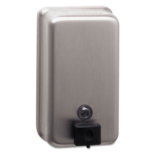 Bobrick ClassicSeries Surface-Mounted Soap Dispenser | 40 oz， 4.75