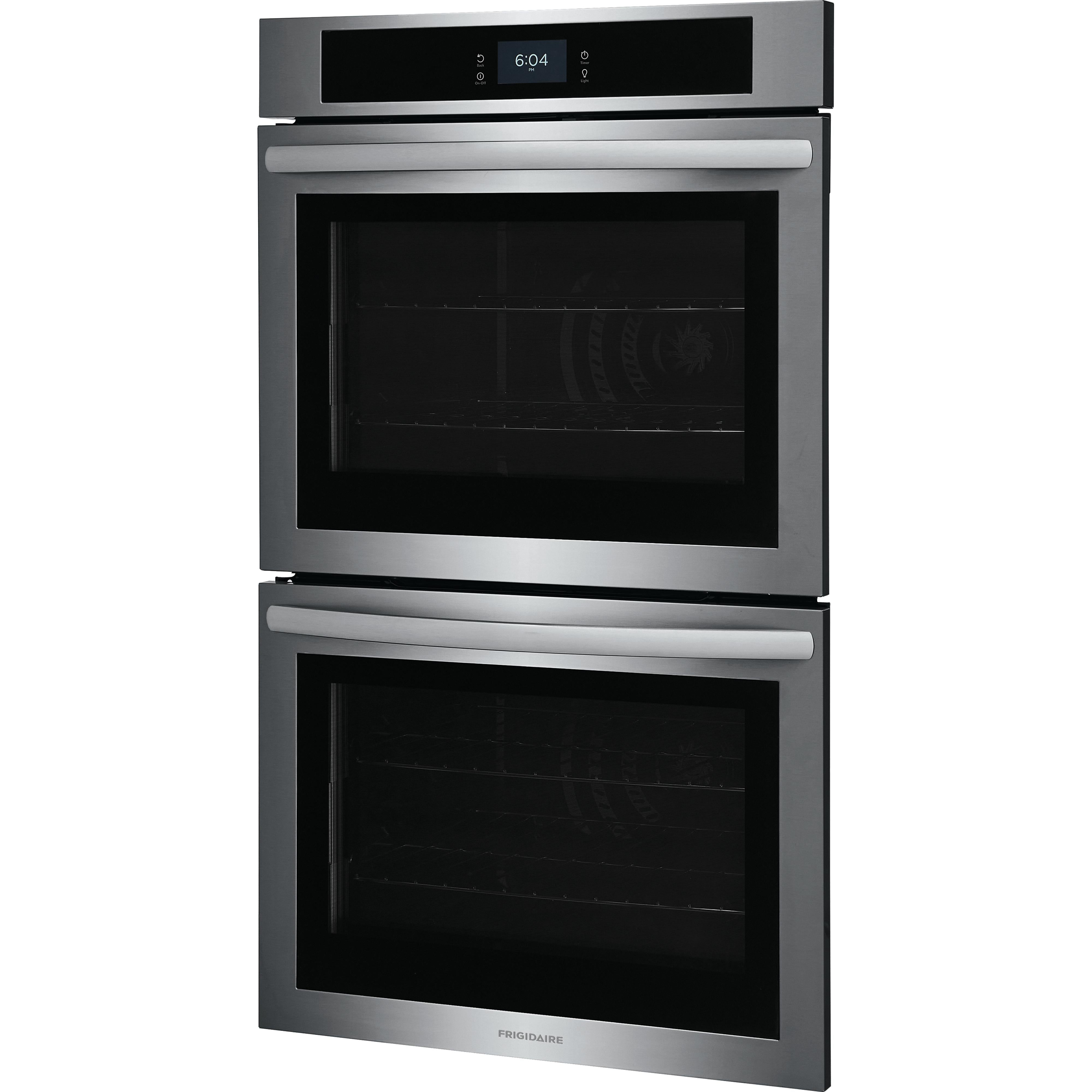 Frigidaire 30-inch Double Electric Wall Oven with Fan Convection FCWD3027AS