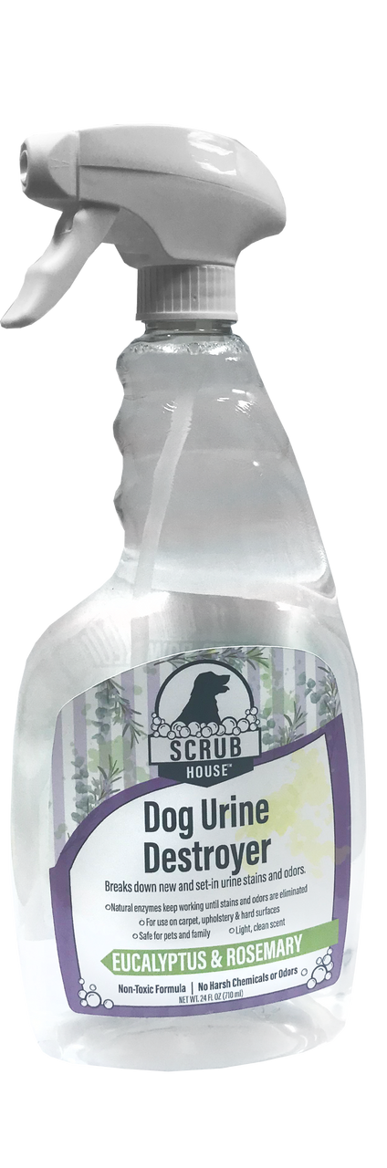 Scrub House Eucalyptus and Rosemary Dog Urine Destroyer， 24 Oz.