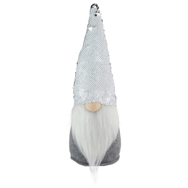 Standing Christmas Gnome with Flip Sequin Hat