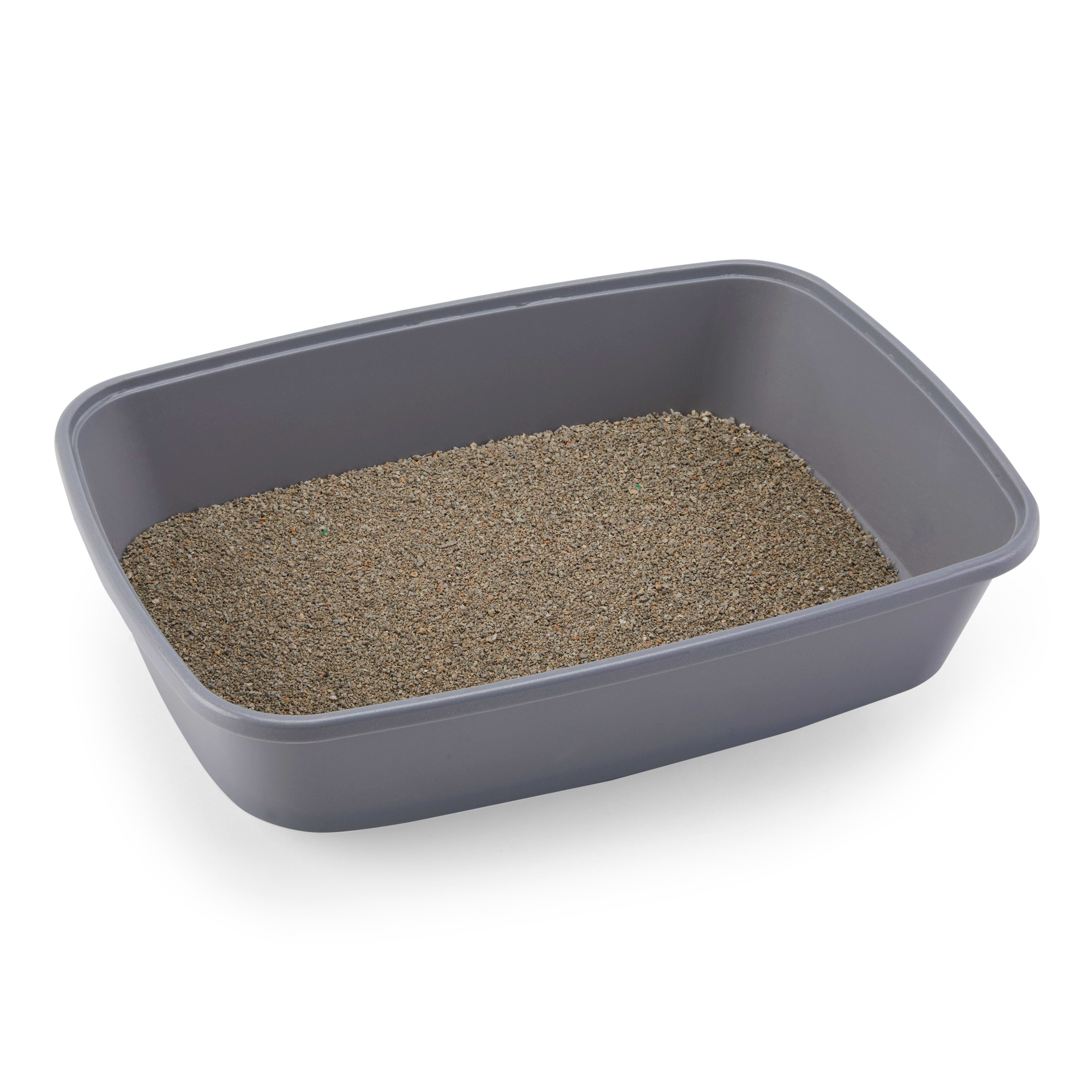 So Phresh Grey Open Kitten Cat Litter Box， 14