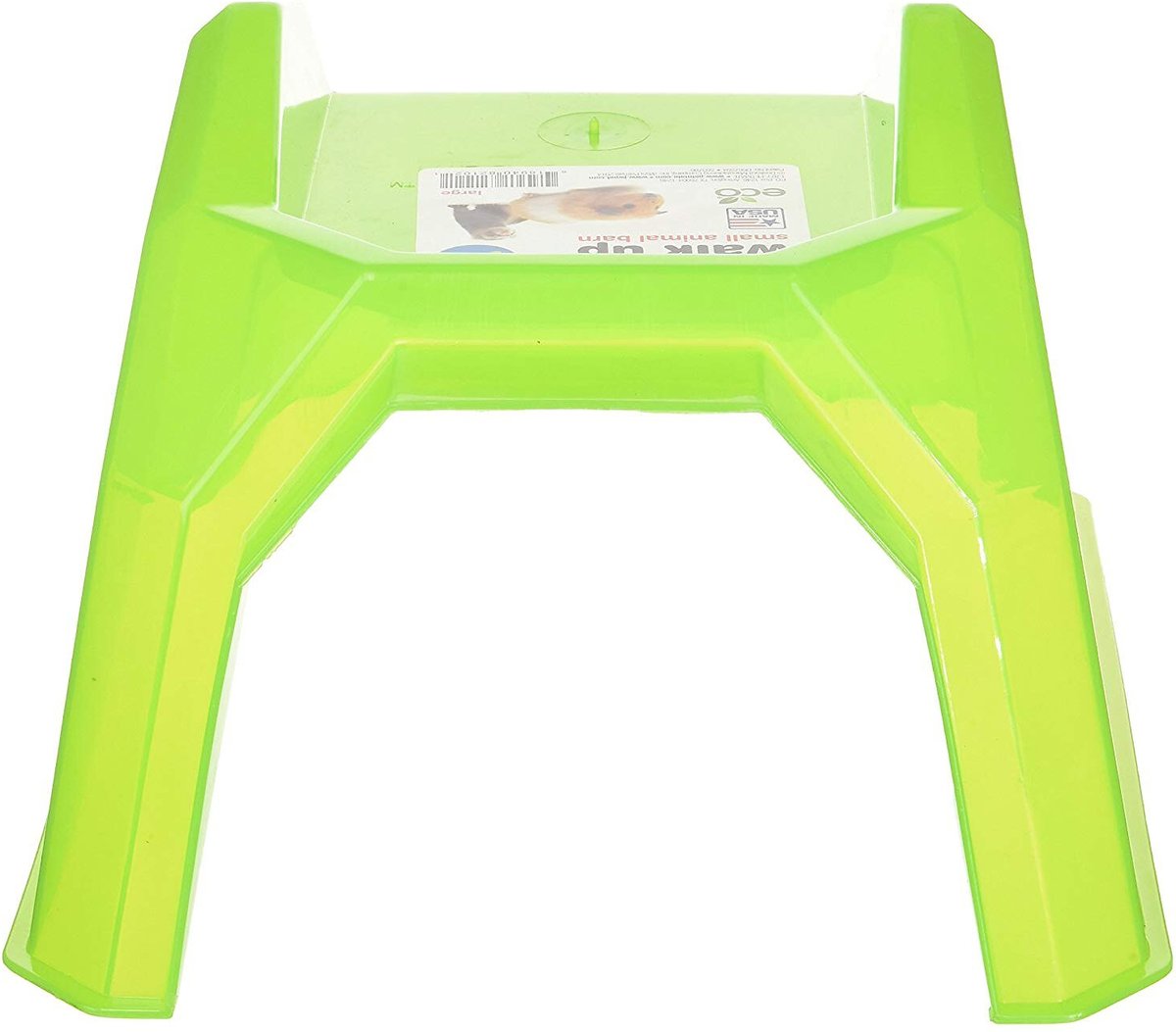 JW Pet Walk Up Barn Small Animal Hideout， Color Varies