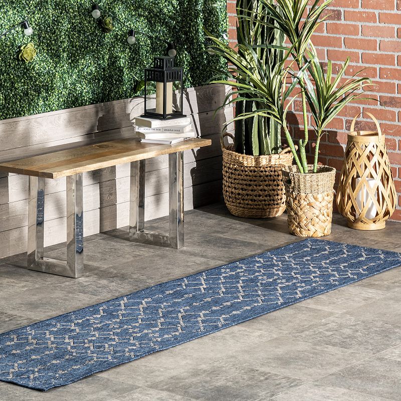 nuLOOM Grayson Moroccan Trellis Indoor Outdoor Rug