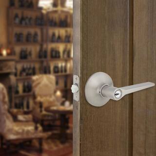 Defiant Freedom Satin Nickel Keyed Entry Door Lever 32LEX200B