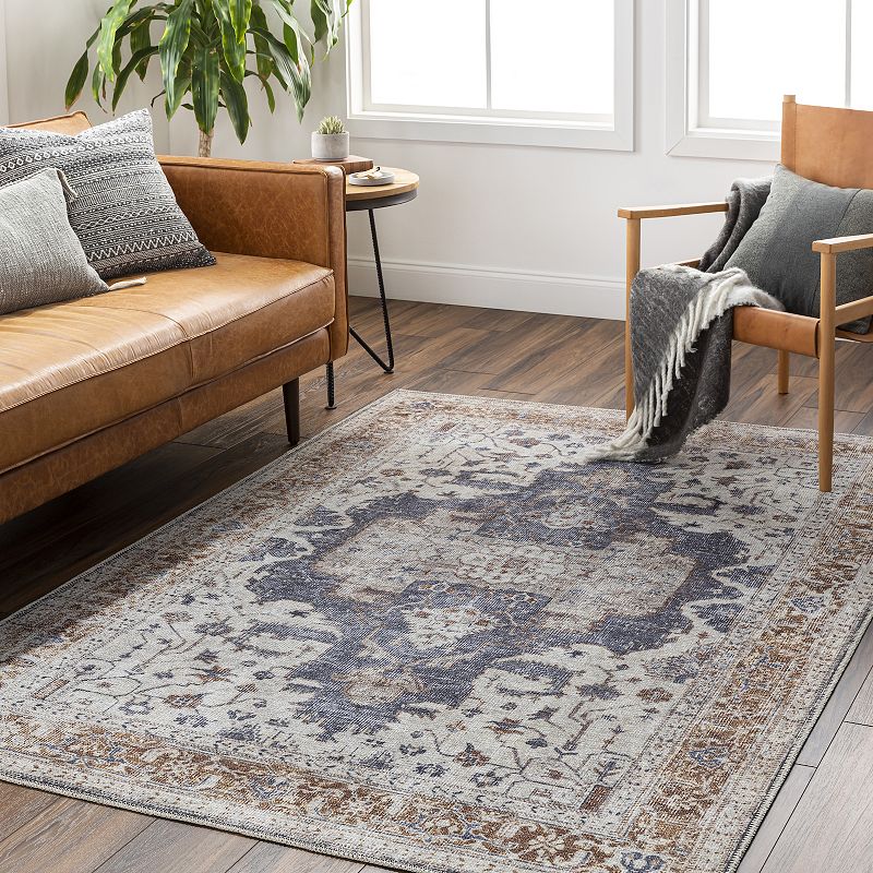 Decor 140 Adina Traditional Washable Area Rug