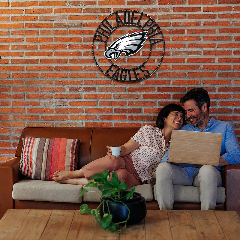 Philadelphia Eagles Wrought Iron Wall Art