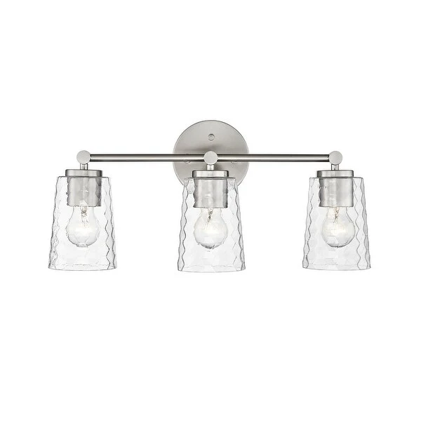 Millennium Lighting Ashli 2 Light Vanity Light with Clear Honeycomb Glass Shades