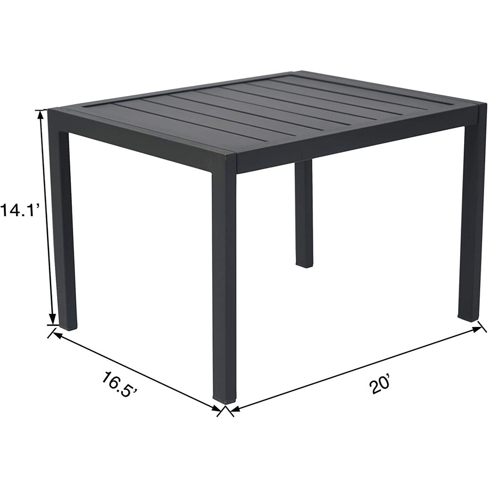 Kozyard Modern Full Flat Aluminum Patio Reclining Adjustable Chaise Lounge with Sunbathing Textilence for  Weather