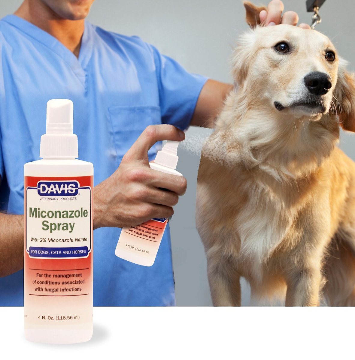 Davis Miconazole Dog and Cat Spray