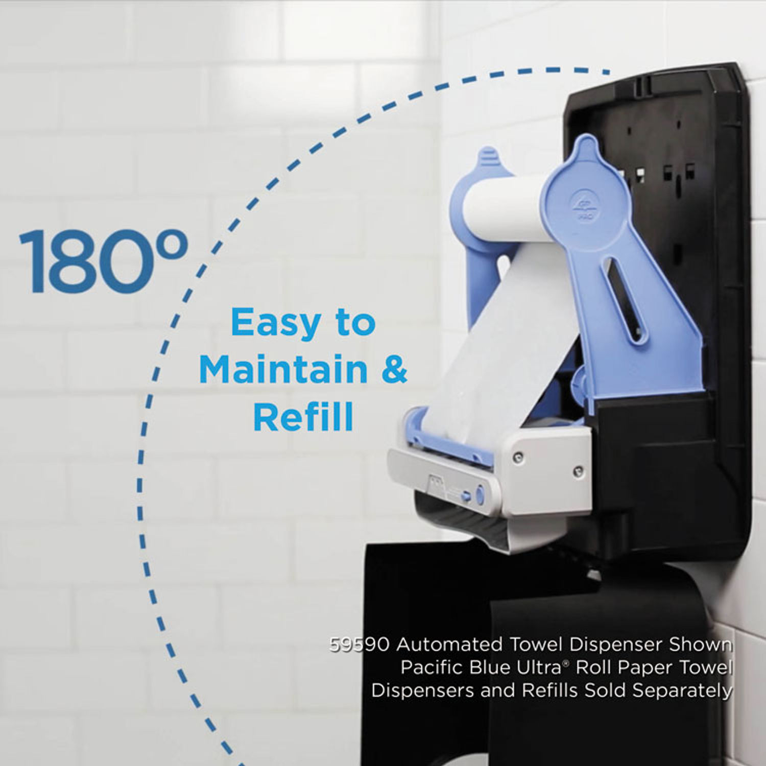 Pacific Blue Ultra Paper Towel Dispenser by Georgia Pacificandreg; Professional GPC59590