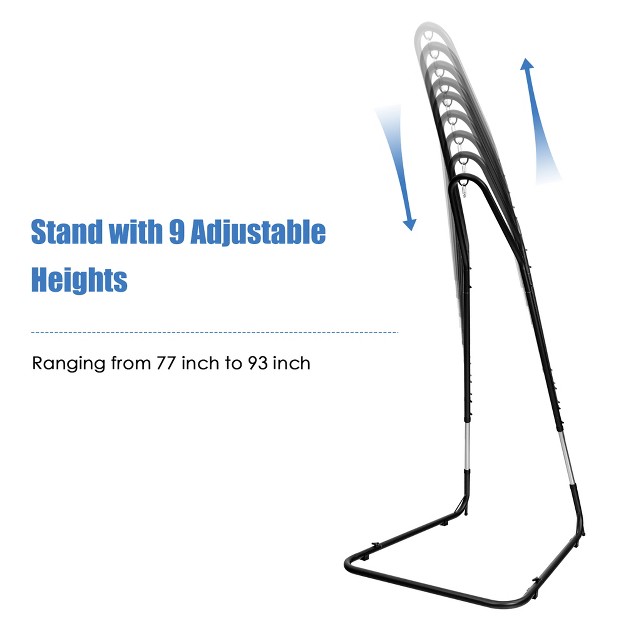 To 93 quot Hammock Chair Stand Hanging Chair Stand