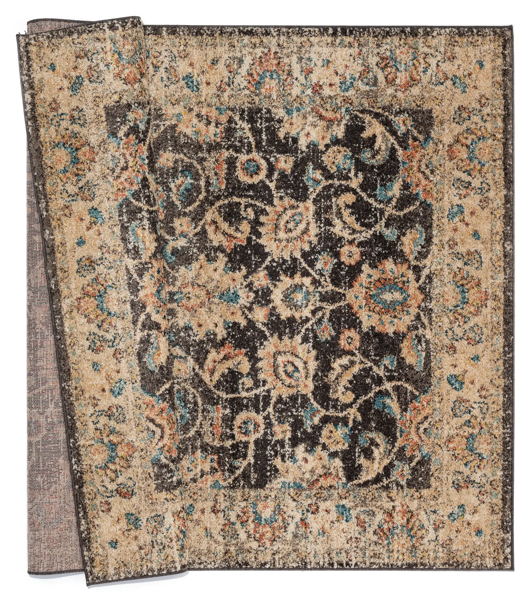 Marrakesh 5 x 8 Walnut Brown and Onyx Area Rug