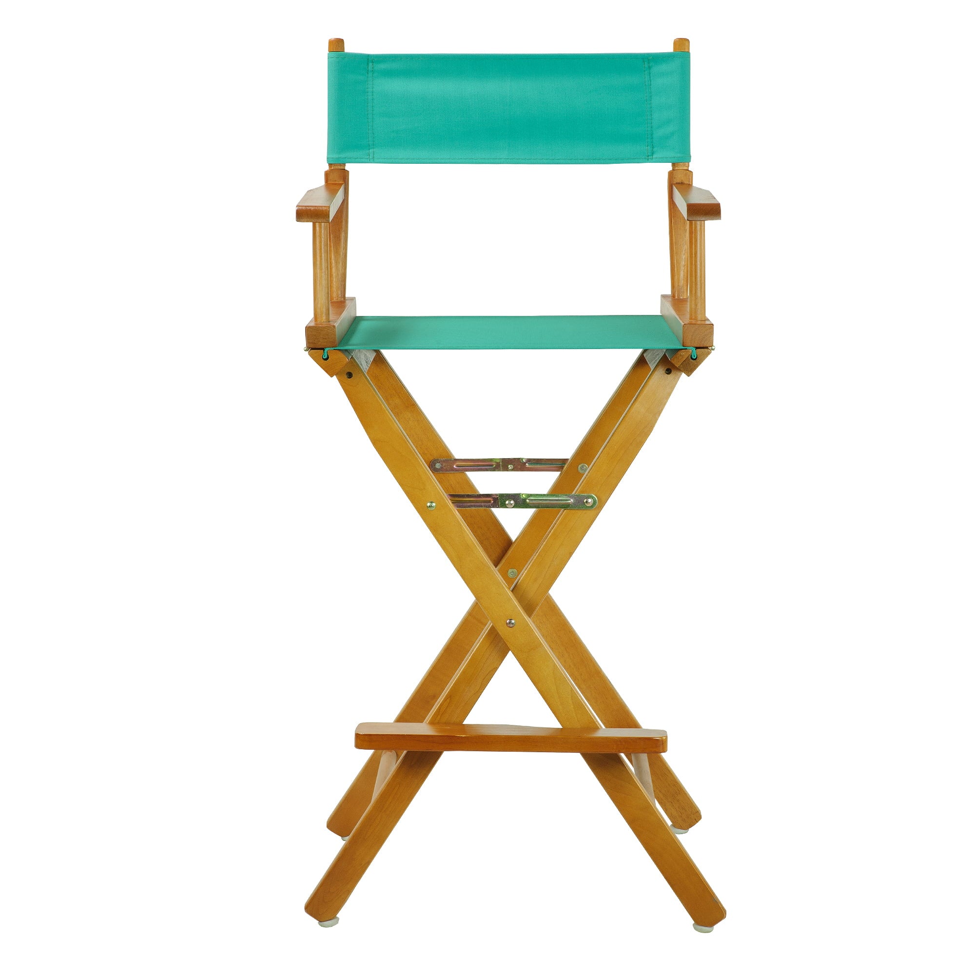 "30" Director's Chair Honey Oak Frame-Teal Canvas"