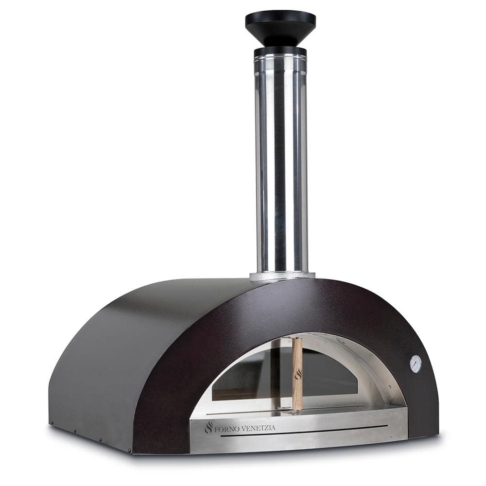 FORNO VENETZIA Bellagio 32 in. x 36 in. Wood Burning Counter Top Oven in Copper FVBEL200C