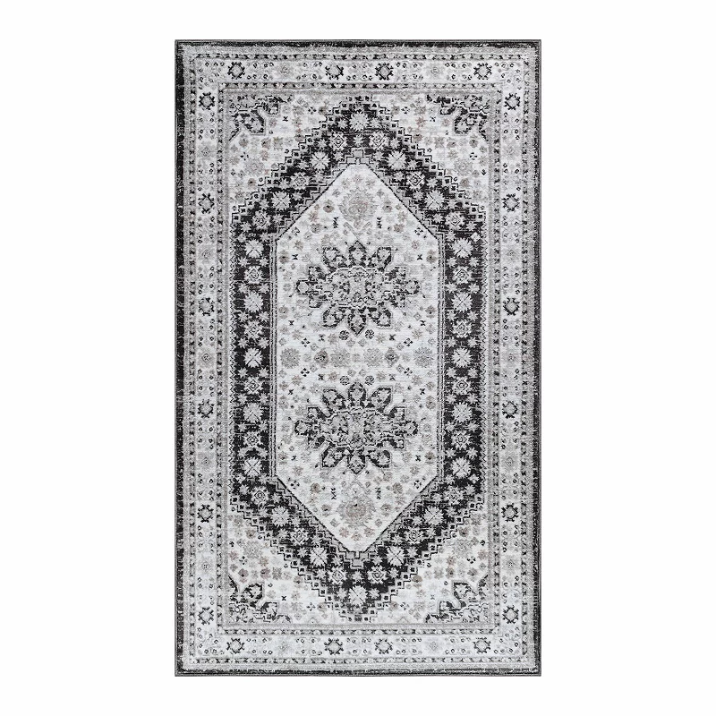 Superior Modern Abstract Polyester Indoor Area Rug