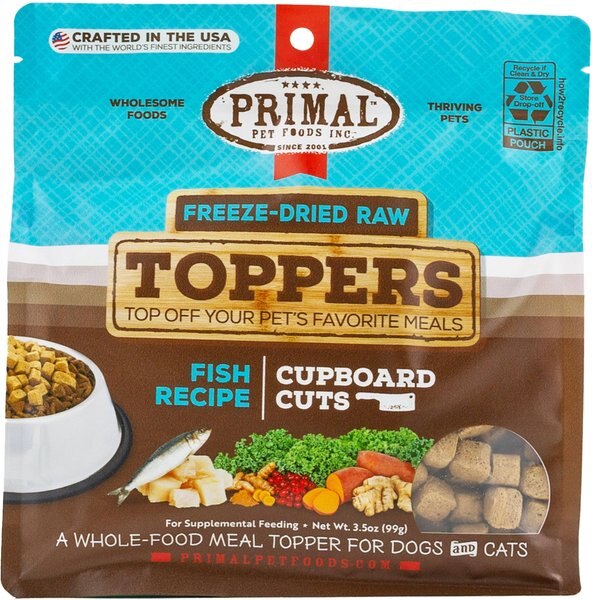 Primal Cupboard Cuts Fish Grain-Free Freeze-Dried Raw Dog Food Topper