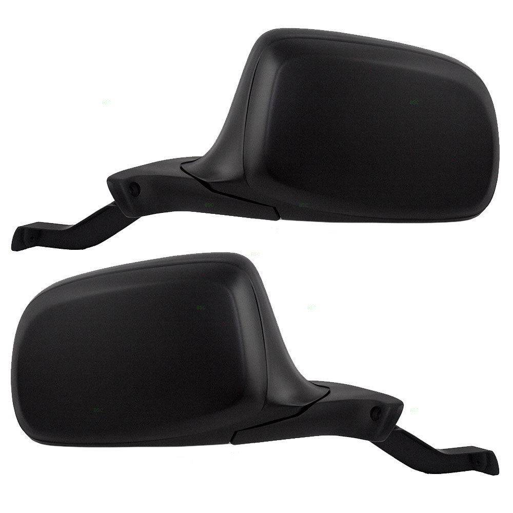 Driver and Passenger Manual Side View Paddle Type Mirrors Replacement for 1992-1996 F150 F250 F350 Pickup Truck