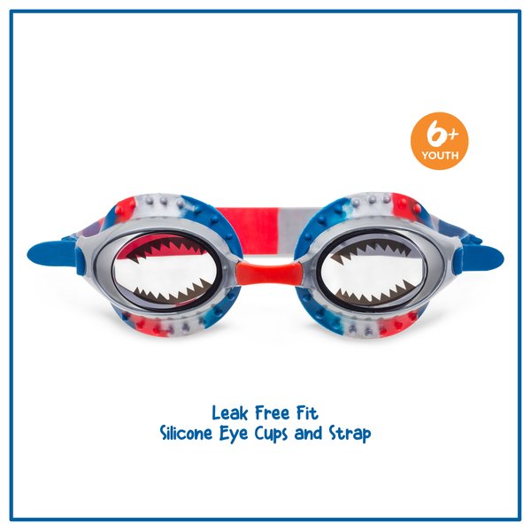 Eye Pop Blue, Red and Gray Swimming Sport Goggles